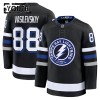 Lapsille NHL Tampa Bay Lightning Pelipaita Fanatics Premium Andrei Vasilevskiy 2024-25 Kolmas Musta
